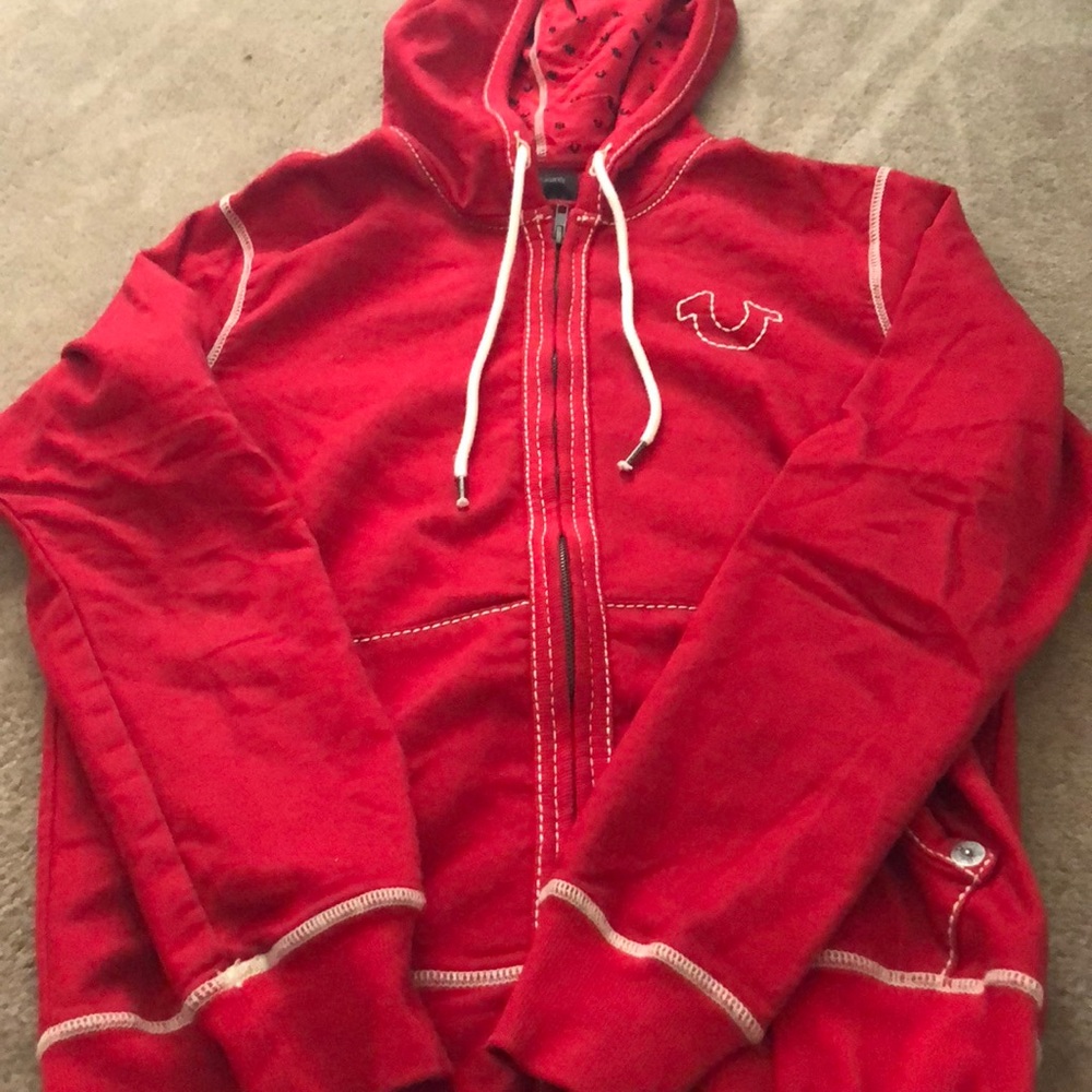 True Religion red hoodie